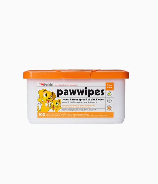 Petkin Paw Wipes 100pcs The Pet Shack
